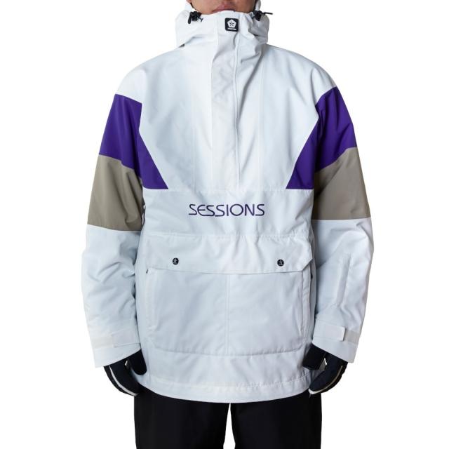 ＳＥＳＳＩＯＮＳ ＣＨＡＯＳ　ＰＵＬＬＯＶＥＲ　　ＪＡＣＫＥＴ スノーボード Ｍジャケット 24SSFW230013WHT