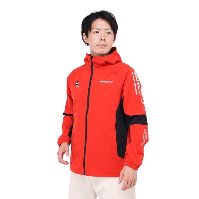 デサント ＨＥＡＴＮＡＶＩ　ＴＯＵＧＨ　　ソフトシェル　フルジップフー トレーニングウエア 布帛ウォームアップシ ST4FJK23M-RDBK