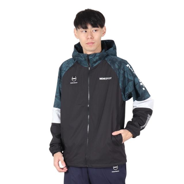 デサント ＨＥＡＴＮＡＶＩ　ＴＯＵＧＨ　総柄グラフィック　フルジップフ トレーニングウエア ブレーカーシャツ ST4FWB31M-GRBK