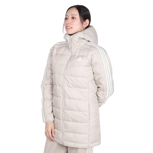 アディダス Ｗ　ＥＳＳ　3Ｓ　ライトダウン　フーディジャケット トレーニングウエア Ｌダウンジャケット MKW48IX8928の通販は