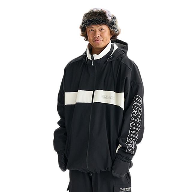 ＤＣ 24　ＤＣ　ＳＮＯＷ　ＳＴＡＮ　ＤＺＩＰ　ＪＫ スノーボード Ｍジャケット DJK243933-BLK