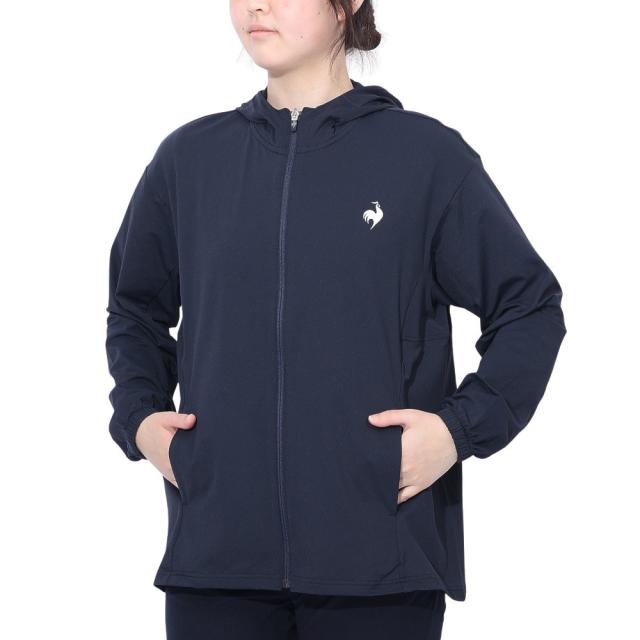 ルコック 接触冷感ＵＶシャツパーカー トレーニングウエア Ｌ他スポーツアウター LT5SSW20L-NV00