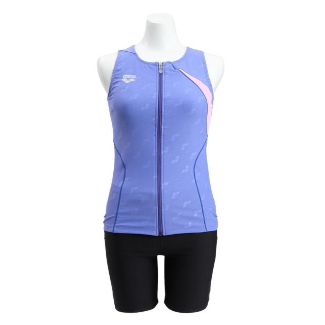 アリーナ フィットネスセパレーツ ウエルネス フィットネス水着 AS4FWF40W-PPBK