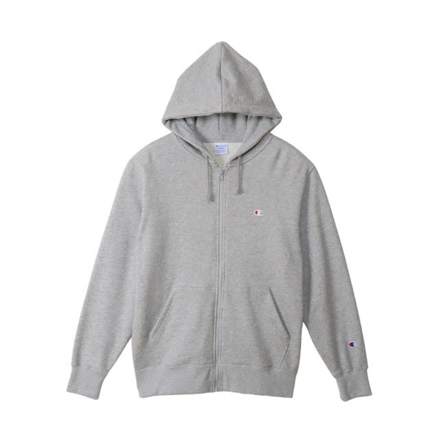 チャンピオン ＺＩＰ　ＨＯＯＤＥＤ　ＳＷＥＡ　ＴＳＨＩＲＴ トレーニングウエア スウェットパーカー C3-Y137-GRY