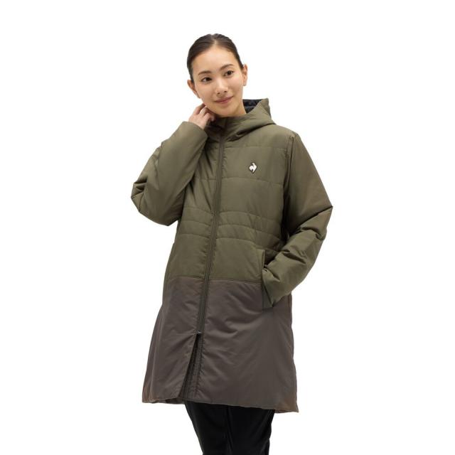 ルコック 中綿ロングコート トレーニングウエア Ｌボアコート LTFWB81L-KH00