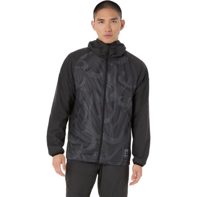 アシックス ＴＲＩＣＯＴ　ＬＩＮＩＮＧ　Ｇ　ＲＡＰＨＩＣ　ＷＩＮＤＢＲＥ トレーニングウエア ブレーカーシャツ 2031F174-001