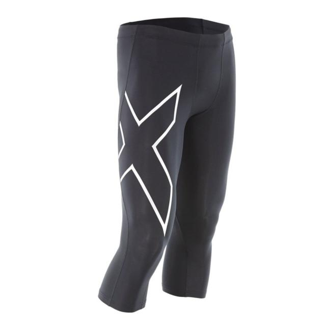 2ＸＵ ＰＷＸ　ＣＯＭＰ3／4タイツ　ＢＬＫ／ＳＩＬ 競技 その他ボトム MA3850B BLK/SIL 7,623円