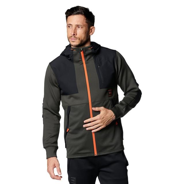 (アンダーアーマー）UNDER ARMOUR ＵＡ　ＰＥＲＦＯＲＭＡＮＣＥ　　ＫＮＩＴ　ＨＹＢＲＩＤ　ＪＡ トレーニングウエア 布帛ウォームアップシ 1375518-310_2