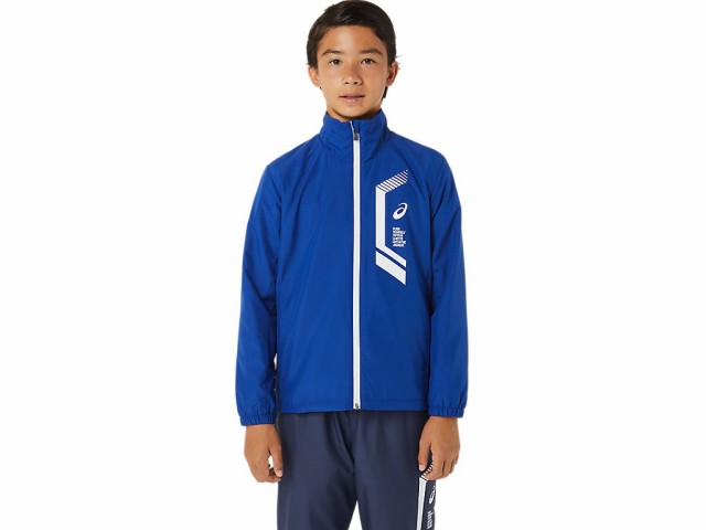 (アシックス）ASICS ジュニアＬＩＭＯ裏トリコットブ　レーカージャケット トレーニングウエア ブレーカーシャツ 2034A818.402の通販は