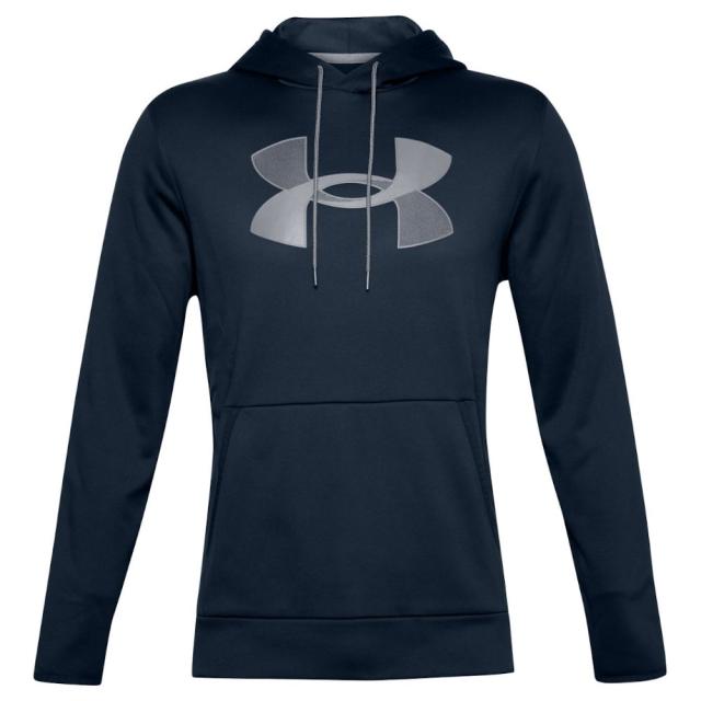 (アンダーアーマー）UNDER ARMOUR ＵＡ　Ａｒｍｏｕｒ　Ｆｌｅｅｃ　ｅ　Ｂｉｇ　Ｌｏｇｏ　Ｈｏｏ トレーニングウエア スウェットパーカー 1357085-408NVYの通販は