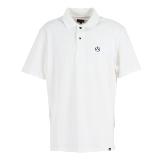 ARBN)S／S POLO01 スポーツカジュアル メンズカットソー ARBN ホワイト 長袖カットソー