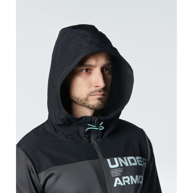 アンダーアーマー ＵＡ　ＡＲＭＯＵＲ　ＫＮＩＴ　　ＨＹＢＲＩＤ　ＦＺ トレーニングウエア スウェットパーカー 1381339-010_3