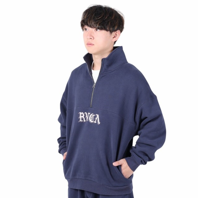 ＲＶＣＡ ＳＣＲＩＰＴ　ＺＩＰ スポーツカジュアル メンズカットソー BD042156-MLB