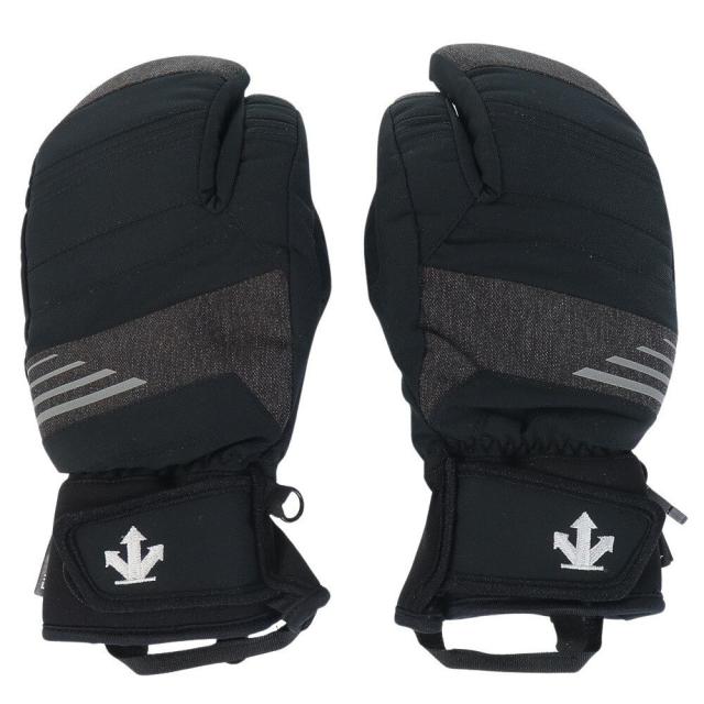 デサント 3　ＦＩＮＧＥＲ　ＭＩＴＴＥＮ ウインター用品 ミトングローブ DWBWJD61 BLK
