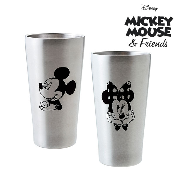 ディズニー〉 D?MF36 ペアメタルサーモタンブラー(ミッキー＆フレンズ