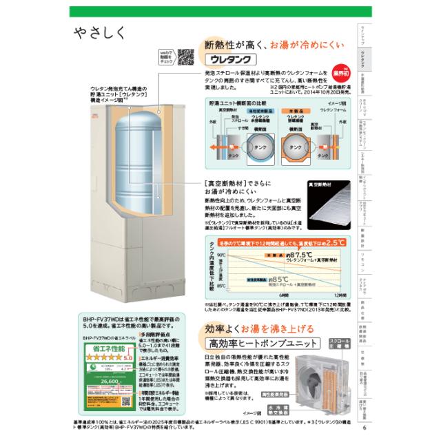 日立 BHP-F37XD 給湯器 エコキュート 水道直圧 フルオート ナイアガラ