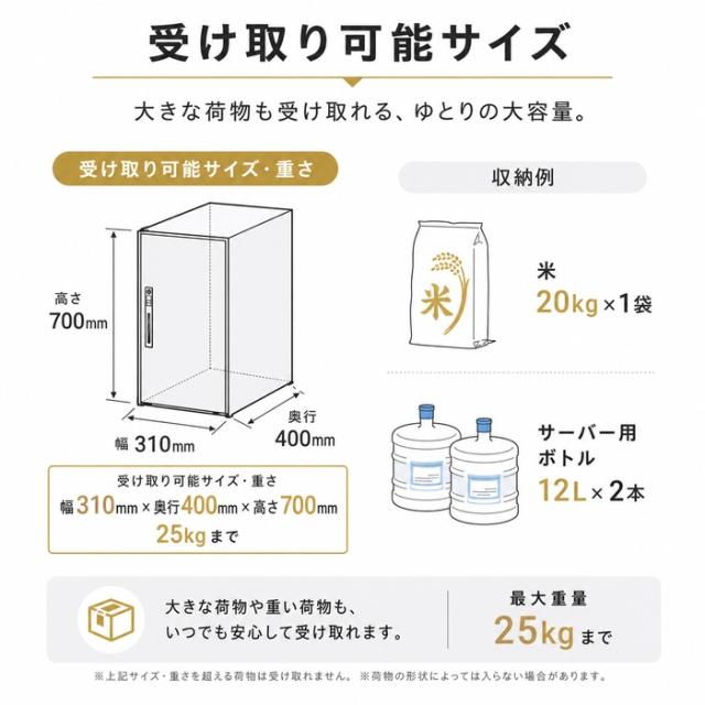 パナソニック CTNK6050RBCE 後付け用宅配ボックス コンボライト ラージタイプ マットブラック 据え置き 前入れ前出し CTNK6050RBの脚部材セット品 COMBO-LIGHT Panasonic_18