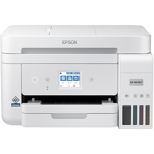 エプソン EW-M674FT エコタンク搭載モデル A4カラーインクジェット複合機 本体カラー白 EPSON