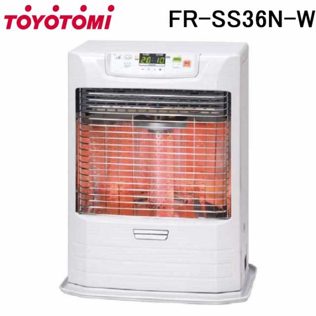 トヨトミ FR-SS36N-W FF式ストーブ ホワイト 給排気筒径 TOYOTOMI