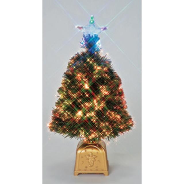 フローレックス FX-5601 60cmとっても光るグリーンヌードファイバーツリー クリスマスツリー Xmas イルミネーション FLOREX (代引不可)_1