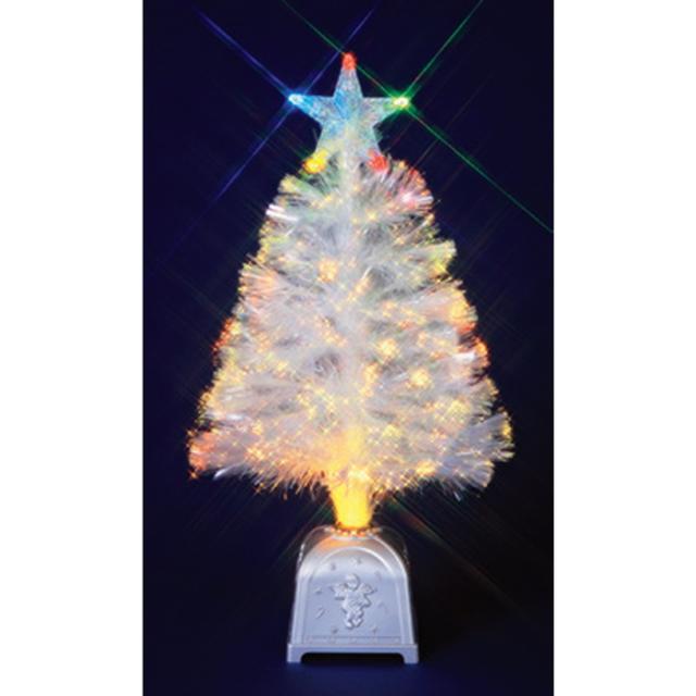 フローレックス FX-5701 60cmとっても光るホワイトヌードファイバーツリー クリスマスツリー Xmas イルミネーション FLOREX (代引不可)_1