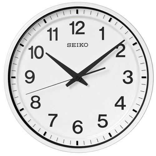 セイコー GP214W 衛星電波掛時計 スイープ SEIKO