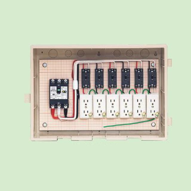 未来工業 15-6C4 屋外電力用仮設ボックス MIRAI