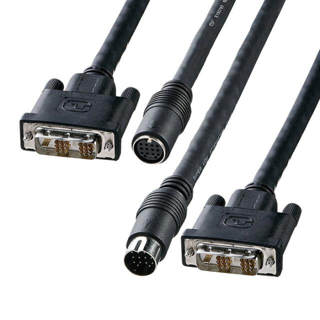 サンワサプライ KC-DVI-K100 DVI工事配線ケーブル(シングルリンク)