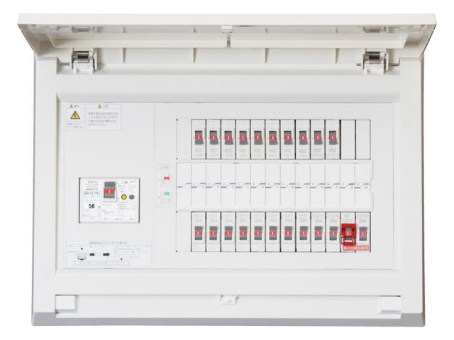 テンパール工業 MAG37202N1 機能付住宅用分電盤 扉付 リミッタースペース無し 75A 20+2