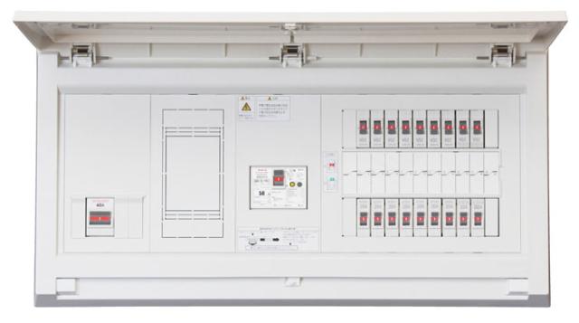 テンパール工業 MALG35102IB4 オール電化対応住宅盤 扉付 リミッタースペース付 50A 10+2