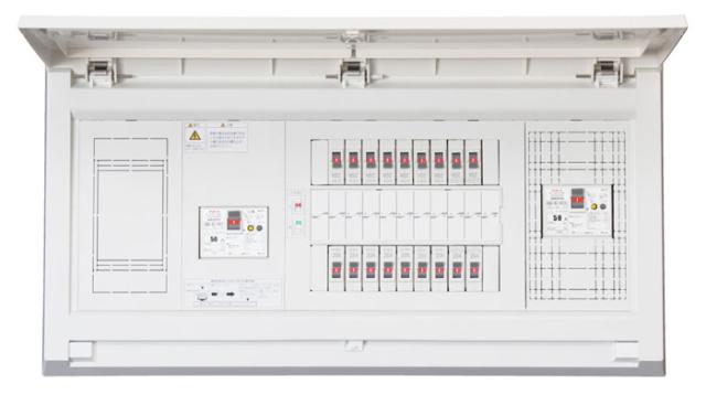 十パール産業 MALG35102T21 発生取り合わせ相応う住まい盤 扉付 リミッタースペース付 50A 10+2