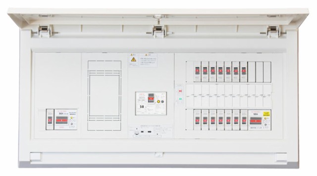 テンパール工業 MALG35103IT2B3E4 発電システム対応住宅盤 扉付 リミッタースペース付 50A 10+3の通販は
