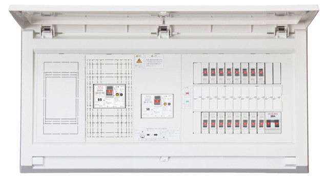 テンパール工業 MALG36242T2FC2 発電システム対応住宅盤 扉付 60A 24+2の通販は