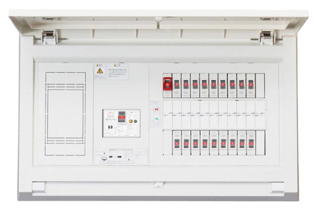 テンパール工業 MALG36302F1 機能付住宅用分電盤 扉付 リミッタースペース付 60A 30+2