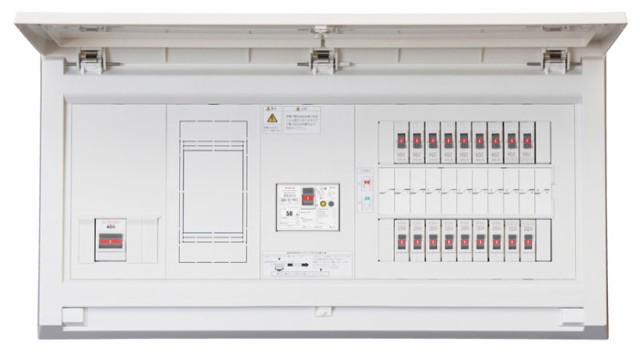 テンパール工業 MALG37142IB4 オール電化対応住宅盤 扉付 リミッタースペース付 75A 14+2