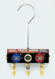 タスコ TASCO TA124K-11 ボールバルブ式ゲージマニホールドボディの