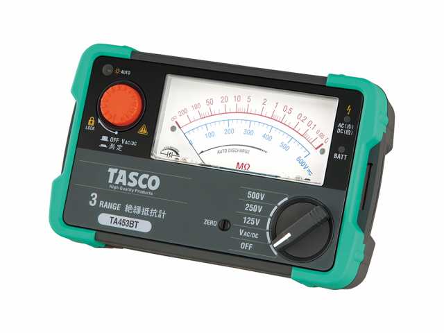 (送料無料) タスコ TA453BT 3レンジ絶縁抵抗計 TASCO