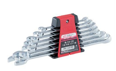 タスコ TASCO TA734LM 片目片口スパナセット(7本組)