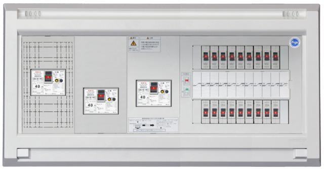 テンパール工業 YAG310262T22L 発電システム対応住宅盤 扉無し リミッタースペース無し 100A 26+2