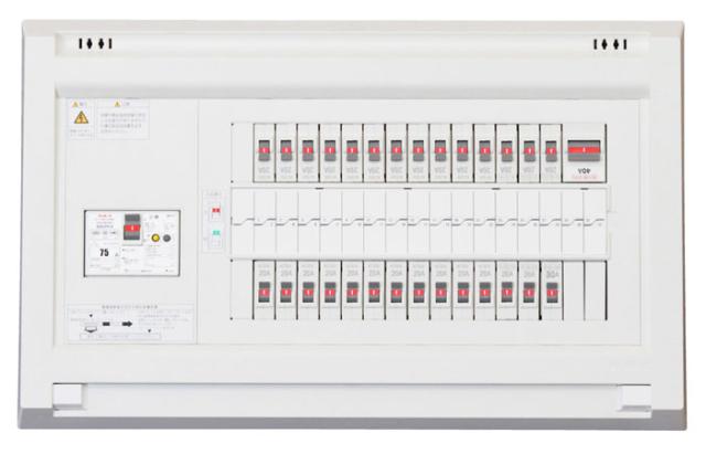 テンパール工業 YAG35122IA4 オール電化対応住宅盤 扉無し リミッタースペース無し 50A 12+2