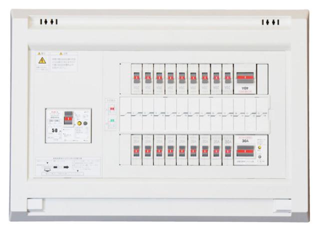 テンパール工業 YAG35141IT2A4 発電システム対応住宅盤 扉無し リミッタースペース無し 50A 14+1