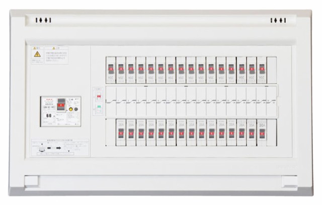 テンパール工業 YAG36262IC3 オール電化対応住宅盤 扉無し リミッタースペース無し 60A 26+2の通販は