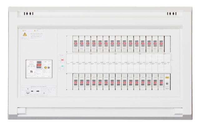テンパール工業 YAG36341LA1 機能付住宅用分電盤 扉無し リミッタースペース無し 60A 34+1