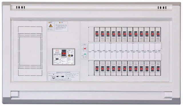 テンパール工業 YALG35062 スタンダード住宅用分電盤 リミッタースペース付 50A 1EX4 2EX2