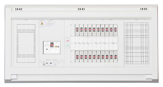 十パール産業 YALG3520P 標準尺度住まい用分電盤 リミッタースペース付 50A 1EX16 2EX4