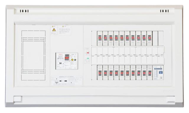 テンパール工業 YALG36322PC4 機能付住宅用分電盤 扉無し リミッタースペース付 60A 32+2