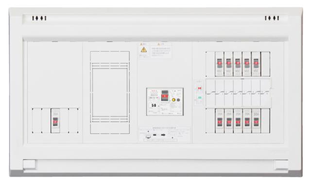 テンパール工業 YALG37222IB2 オール電化対応住宅盤 扉無し リミッタースペース付 75A 22+2