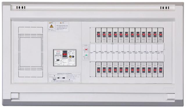 テンパール工業 YALG3724 スタンダード住宅用分電盤 リミッタースペース付 75A 1EX18 2EX6