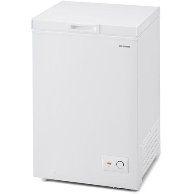 アイリスオーヤマ ICSD-10C-W 上開き式冷凍庫 100L ホワイト 6759252 (法人限定) 25,603円