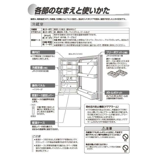ハイアール JR-CV34C-W 冷凍冷蔵庫 335L リネンホワイト スリムボディ 真ん中大容量野菜室 フレッシュルーム スリモア SLIMORE Haier (法人限定) (代引不可)_13